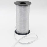 Silver Lurex Satin Tape available in 6mm or 10mm Made in Italy - ACCESSOIRES LEDUC BV